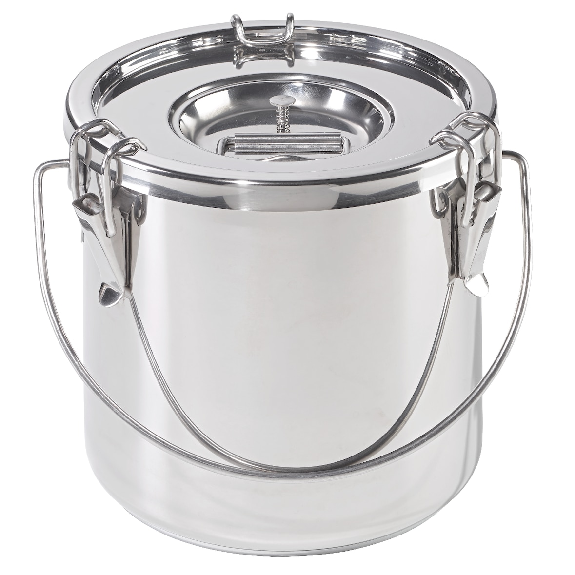 METRO PROFESSIONAL Thermospeisebehälter, Edelstahl 18/10, Ø 24 cm, 10 L, mit Deckel