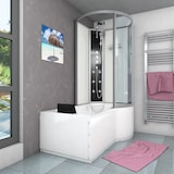 thumbnail of Kombination Badewanne Dusche K50-L02-EC Duschtempel 170x100 cm
