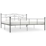 thumbnail of vidaXL Bettgestell Grau Metall 180×200 cm