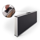 thumbnail of Multifunktionstisch, 3-teilig, Alu, 3 x 100 cm x 60 cm, Tapeziertisch, pro Tisch 4-fach höhenverstellbar, Raburg Olli