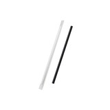 thumbnail of 1800 Strohhalme Papiertrinkhalme schwarz `JUMBO` Ø8mm x 25cm einzeln verpackt