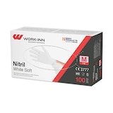 thumbnail of 1000 `WORK-INN/PS` Handschuhe Nitril puderfrei `White Soft` weiss Größe: M