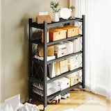 thumbnail of Joybos - Klappregal 5 Regale 71x34x165 cm Schwarz
