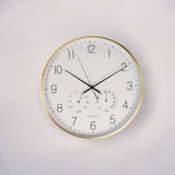 thumbnail of WellHome - Reloj de pared formato redondo color blanco Ø38x4,2cm