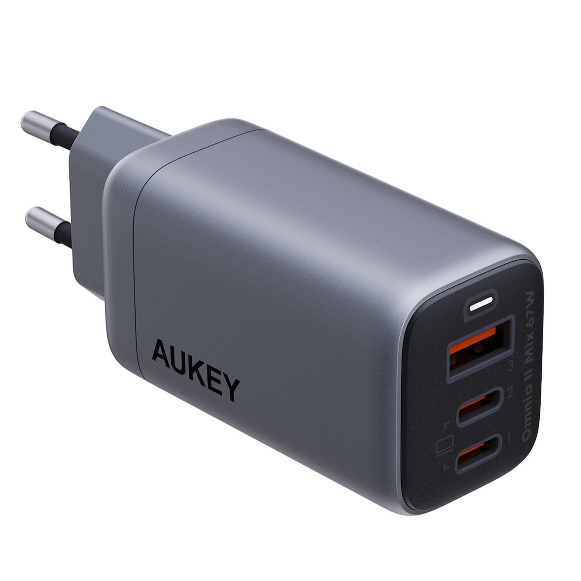 AUKEY PA-B6U Omnia II Mix 67W UFCS 3-Port Handy Ladegerät mit GaN-Technologie