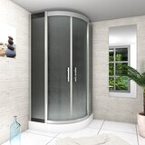 thumbnail of Duschkabine Komplettdusche Fertigdusche Dusche D46-03M0-EC 80x80 cm mit 2K Scheiben Versiegelung