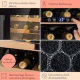 thumbnail of Klarstein Vinsider 24 Built-In Uno Onyx Einbau-Weinkühlschrank 24 Flaschen 57 L Schwarz
