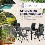 thumbnail of CASARIA® Gartenmöbel Set Gartentisch 6 Stühle Anthrazit