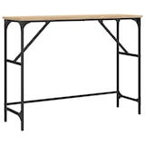 thumbnail of Mesa consola madera de ingeniería roble Sonoma 100x32x75 cm