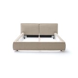 thumbnail of KAWOLA Bett CARLO Polsterbett Stoff taupe 200x200cm