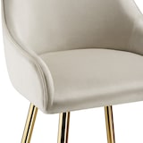 thumbnail of tectake Sgabello da bar Avane con schienale, imbottito, effetto velluto - Set di 4 - 405880