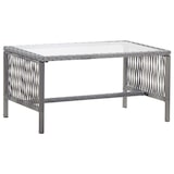 thumbnail of vidaXL 4-tlg. Garten-Lounge-Set mit Auflage Poly Rattan Anthrazit