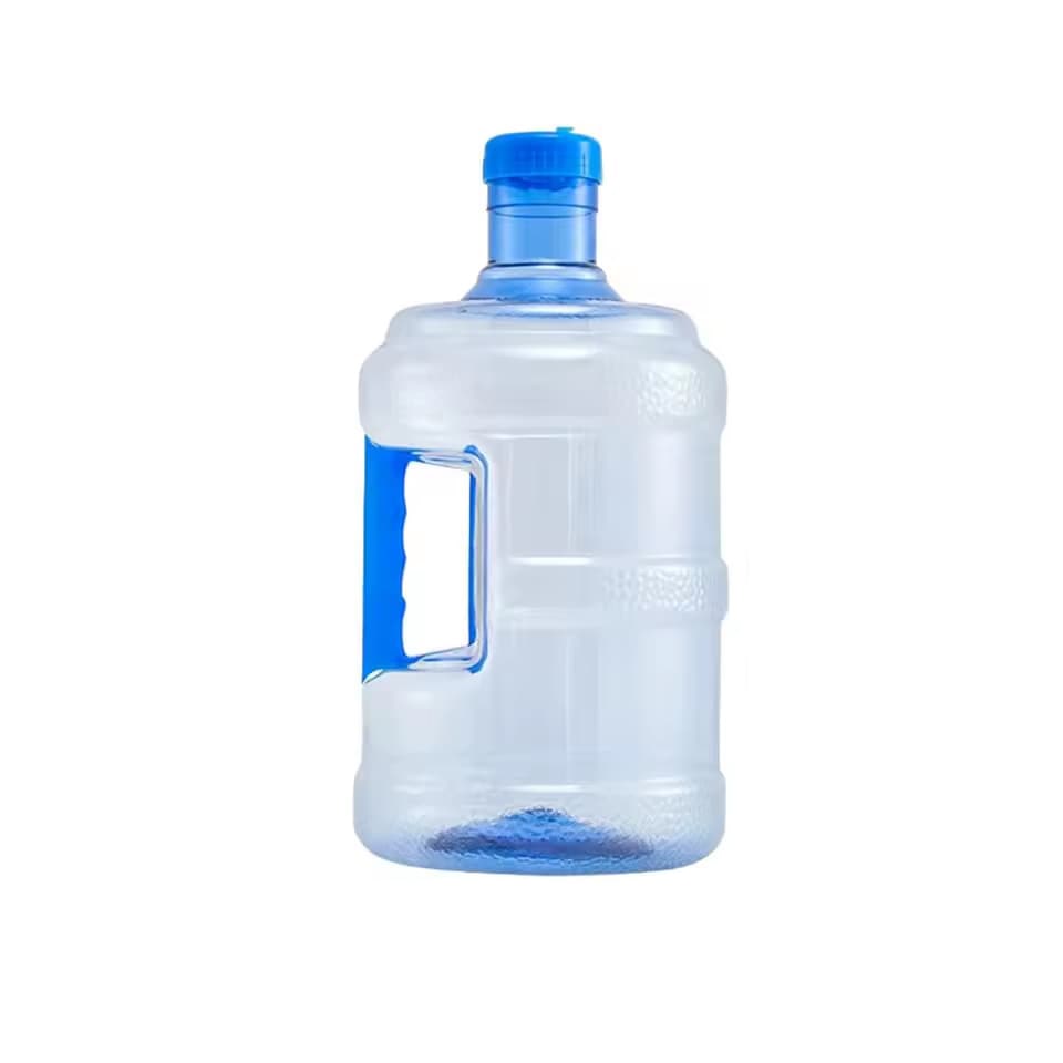 Jarra de agua embotellada con asa para dispensadores de agua y viajes, 5 L, ø18 cm x 34 cm