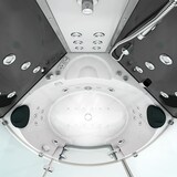 thumbnail of Dampfdusche Whirlpool Dusche Duschkabine K60-SW-EH 140x140cm OHNE Zusatzoptionen