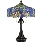 thumbnail of Lampada Da Scrivania Tiffany Coba Light Acciaio Bronzo Vintage 3 Luci E27
