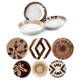 thumbnail of Fade Abaca, servizio piatti 18 pezzi in fine porcellana