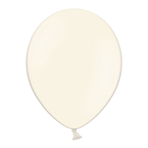 10 Luftballons elfenbein
