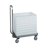 thumbnail of Carrello porta cassette impasti pizza cm 72x42x96 RS0429