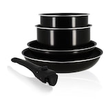 thumbnail of Batterie De Cuisine - Induction - Menastyl - 6020437 - Aluminium Antiadhésif - 5 Pieces - Poignée Amovible - Noir