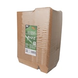 thumbnail of 560 Stück Pommesschalen groß, Pappe  pure  2-geteilt, 10 x 19 cm  100% Fair