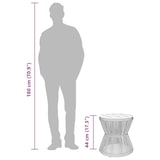 thumbnail of vidaXL Salontafel met draad Ø 45x44 cm massief acaciahout