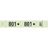 thumbnail of Lot de 20 Carnet 50 Tickets Vestiaires cartonnés - vert