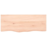thumbnail of vidaXL Wandregal 100x40x(2-4) cm Massivholz Eiche Unbehandelt