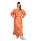 thumbnail of Medi-Inn CLASSIC Infektionsschutzkittel - orange - 139x139 cm - 100 Schutzkittel