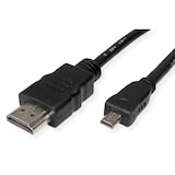 thumbnail of ROLINE GREEN HDMI High Speed Kabel mit Ethernet, HDMI ST - Micro HDMI ST, 2 m