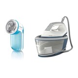 thumbnail of Centrale Vapeur + Rase Peluche - Philips Bxa0019/00 - Compact - 6 Bars - Effet Pressing 300g/min - Débit Vapeur Continu 110g/mi