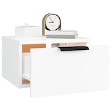 thumbnail of Table de chevet murale blanc 34x30x20 cm