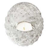 thumbnail of Olympia glazen theelichthouder transparant diamant 7,5cm