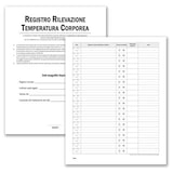 thumbnail of Registro operazioni per la rilevazione della temperatura corporea Data Ufficio 24 pagine 31x24,5 cm - DU3219TC100