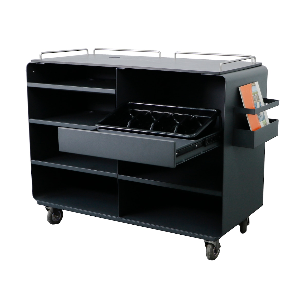 Proloisirs Chariot De Service Alu Buffet - Graphite