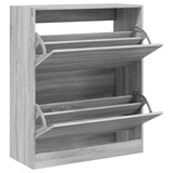 thumbnail of vidaXL Schuhschrank Grau Sonoma 80x34x96,5 cm Holzwerkstoff