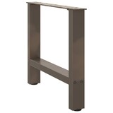 thumbnail of vidaXL Couchtischbeine Naturstahl 2 Stk. 60x(42-43) cm Stahl
