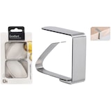 thumbnail of Tischklammern Klammern Tischhalter 144 Stk 4,5x1,5x5,5cm Edelstahl Tisch Decken