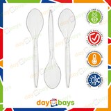 thumbnail of DayBays 20000 Stk. Plastiklöffel Mehrweg 18 cm Plastik Transparent Spülmaschinenbeständig