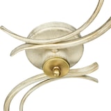 thumbnail of Licht-Erlebnisse Romantische Deckenlampe Weiß Gold Glas Metall Landhaus Deckenleuchte Wohnzimmer Küche AURORA, AD132-13-37