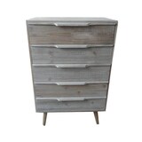 thumbnail of ANGELINE mobiletto 5 cassetti in paulownia e mdf industrial 60x40x95 colore Tortora