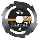 thumbnail of Doorslijpschijf voor hout en PVC voor 115mm VITO slijpmachine, 22,5mm boring