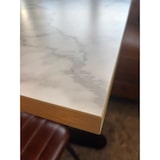 thumbnail of Vierkant tafelblad - CALACATTA Mat - gouden randen