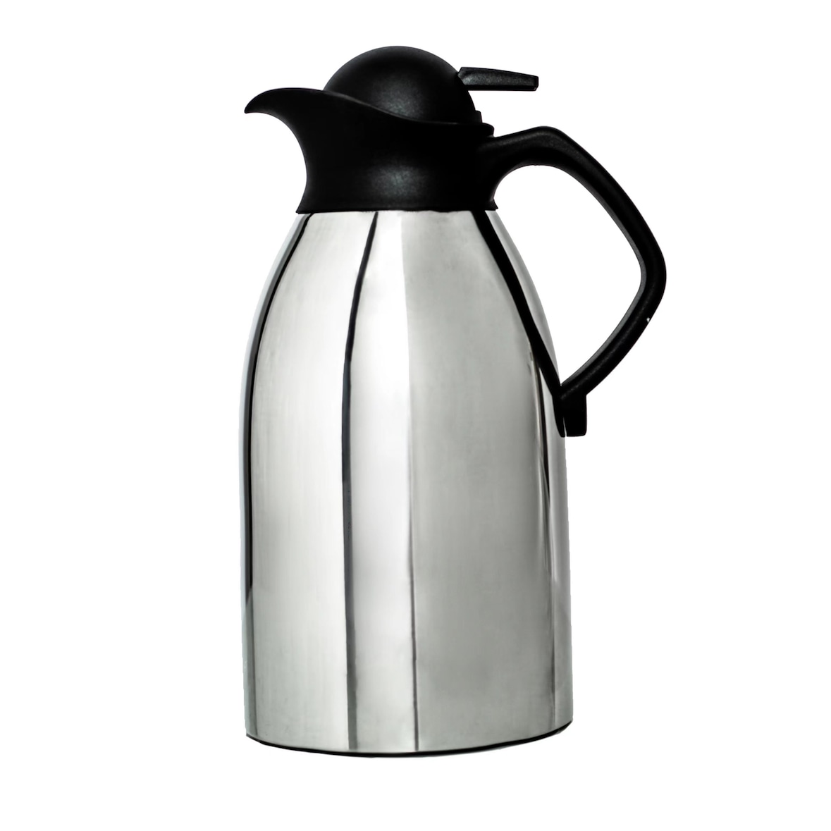 CHEFGASTRO Kaffee Thermoskanne 2L | HxB 26,6x13,4cm | Edelstahl