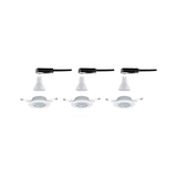 thumbnail of Paulmann Spot encastré LED Base Kit de base orientable  rond 90mm 20° GU10 3x5W 3x350lm 230V  3000K Blanc 93422