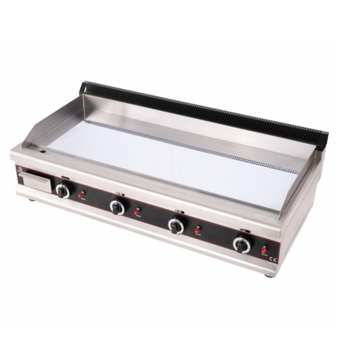 Plaque à snacker 1150 mm chromé à gaz 4 brûleurs
