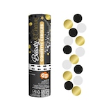 thumbnail of Konfettikanone gold schwarz silber
