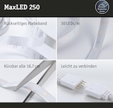 thumbnail of Paulmann MaxLED 250 LED Strip Basisset 3m 2700K beschichtet 12W 300lm/m 2700K 24VA 79869
