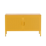thumbnail of Modernes Sideboard mit 2 Türen, L 100 cm, aus gelbem Metall