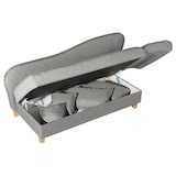 thumbnail of Max Winzer Recamiere mit Armteil rechts klappbar Selma - hellgrau