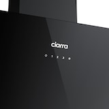 thumbnail of CIARRA Campana de cocina, Campana extractora inclinada, A+ 580m³/h 60cm, recirculación y extracción de aire VM6765CB
